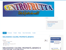 Tablet Screenshot of centrofrutta.com